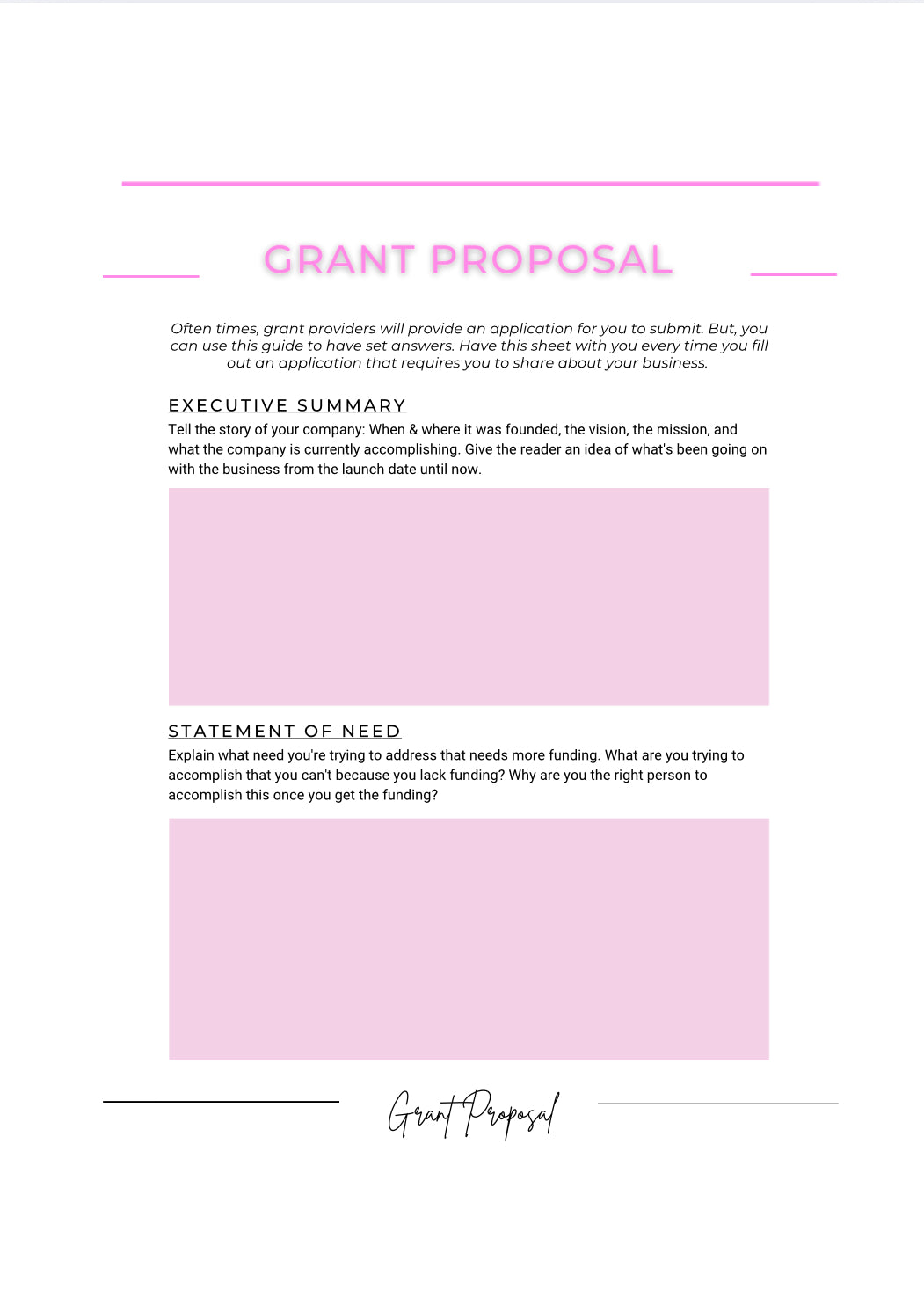 Grant Writing Work Sheet Guide With 500 Grant List To Apply!