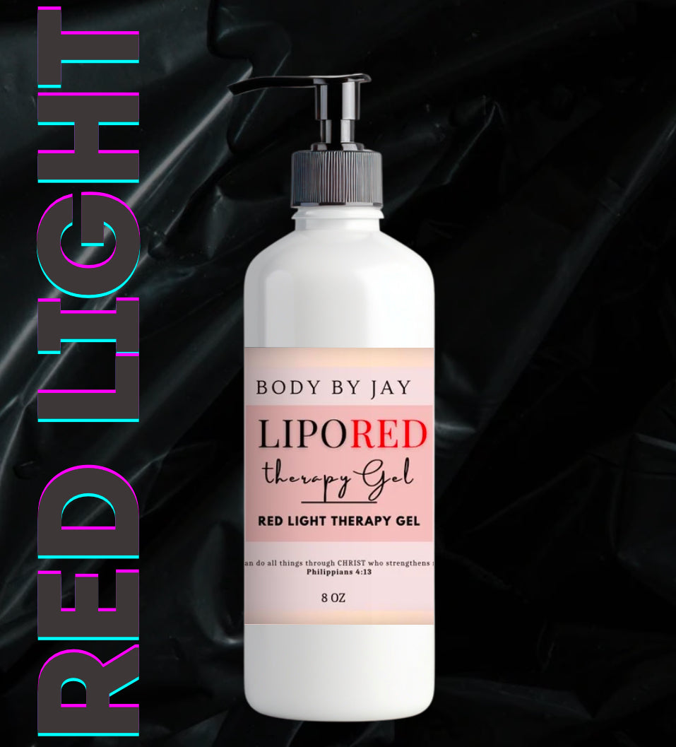 Red Light Therapy Gel – Advanced Skin Tightening & Contouring Gel for Lymphatic Drainage, Fat Reduction, and Collagen Boost